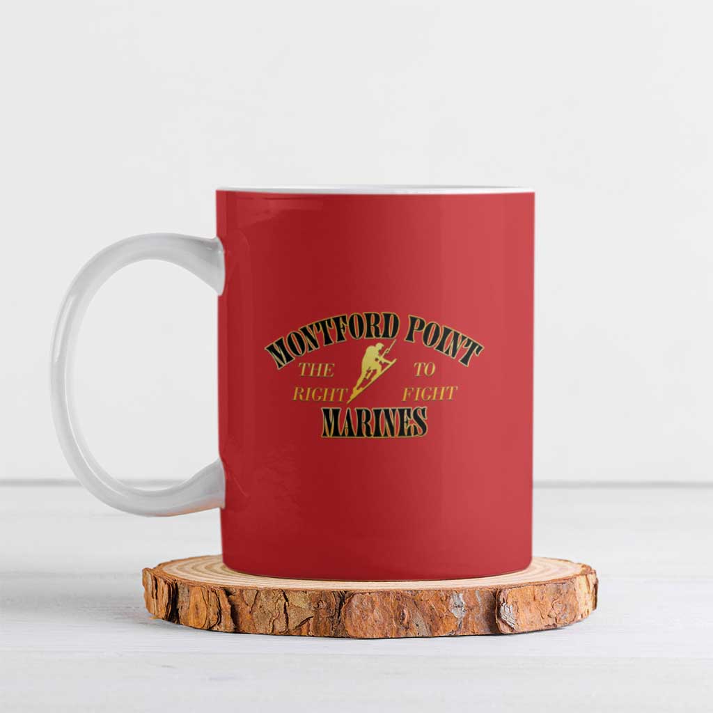 African American Marine Corps Legacy Ceramic Mug Montford Point Heritage Red - Wonder Print Shop