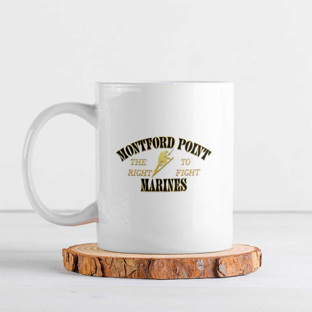African American Marine Corps Legacy Ceramic Mug Montford Point Heritage White - Wonder Print Shop