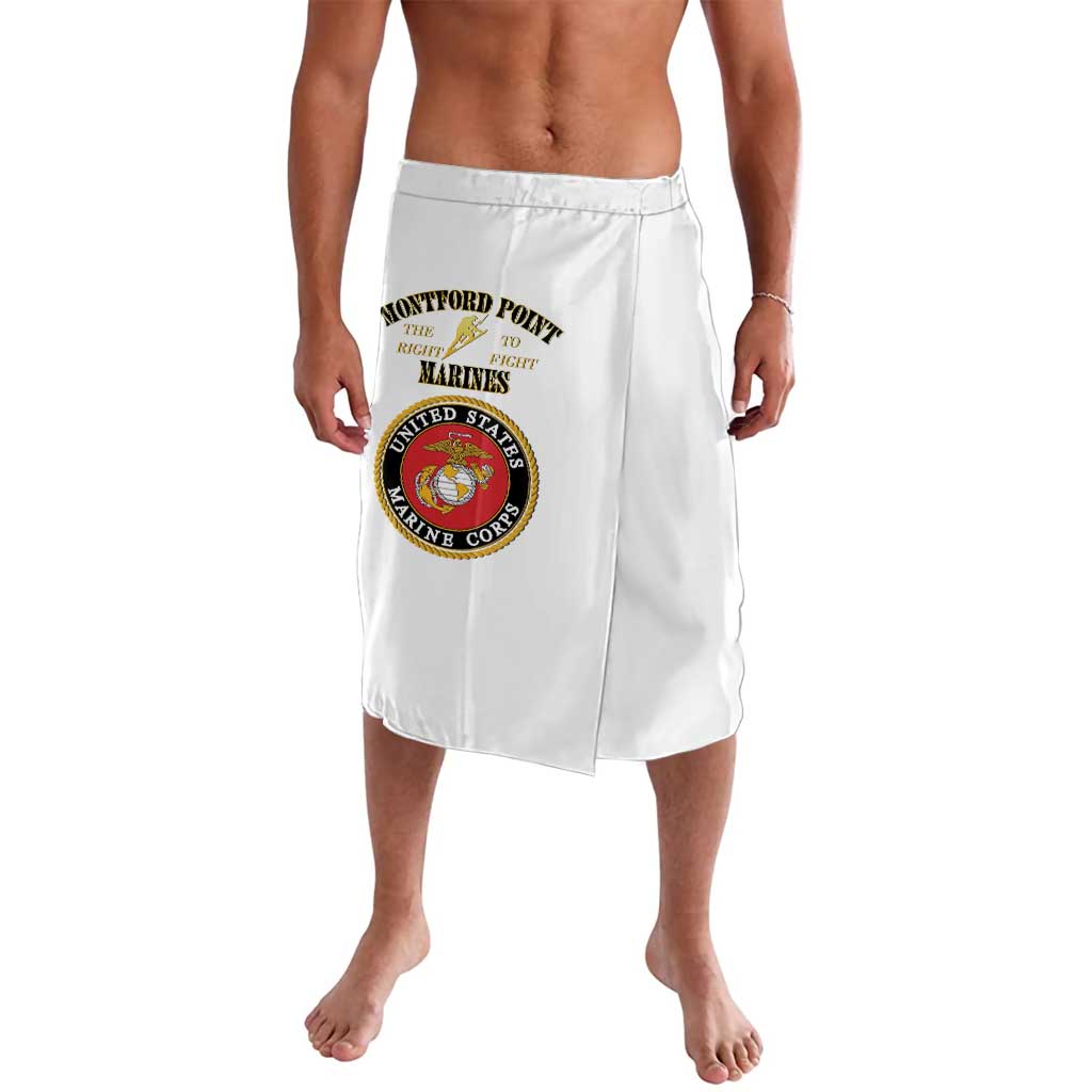 African American Marine Corps Legacy Lavalava Montford Point Heritage White - Wonder Print Shop