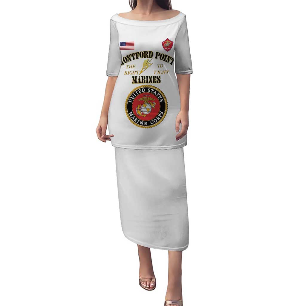 African American Marine Corps Legacy Puletasi Montford Point Heritage White - Wonder Print Shop