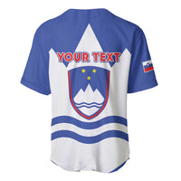 Personalised Slovenia Independence Day Baseball Jersey Flag Map With Coat Of Arms - Wonder Print Shop