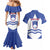 Personalised Slovenia Independence Day Couples Matching Mermaid Dress and Hawaiian Shirt Flag Map With Coat Of Arms - Wonder Print Shop