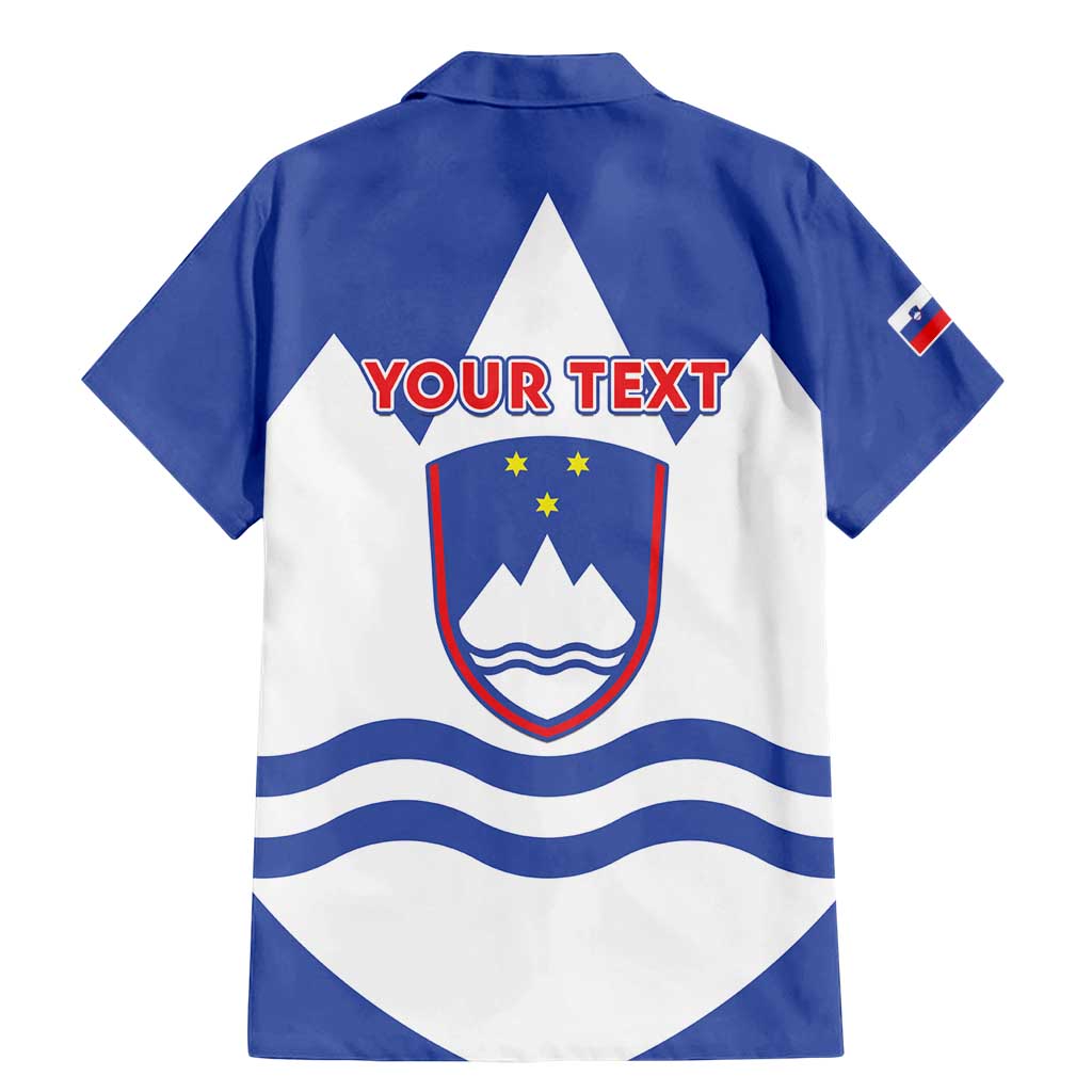 Personalised Slovenia Independence Day Family Matching Mermaid Dress and Hawaiian Shirt Flag Map With Coat Of Arms - Wonder Print Shop