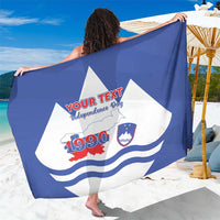 Personalised Slovenia Independence Day Sarong Flag Map With Coat Of Arms - Wonder Print Shop