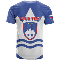 Personalised Slovenia Independence Day T Shirt Flag Map With Coat Of Arms - Wonder Print Shop