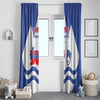 Personalised Slovenia Independence Day Window Curtain Flag Map With Coat Of Arms - Wonder Print Shop