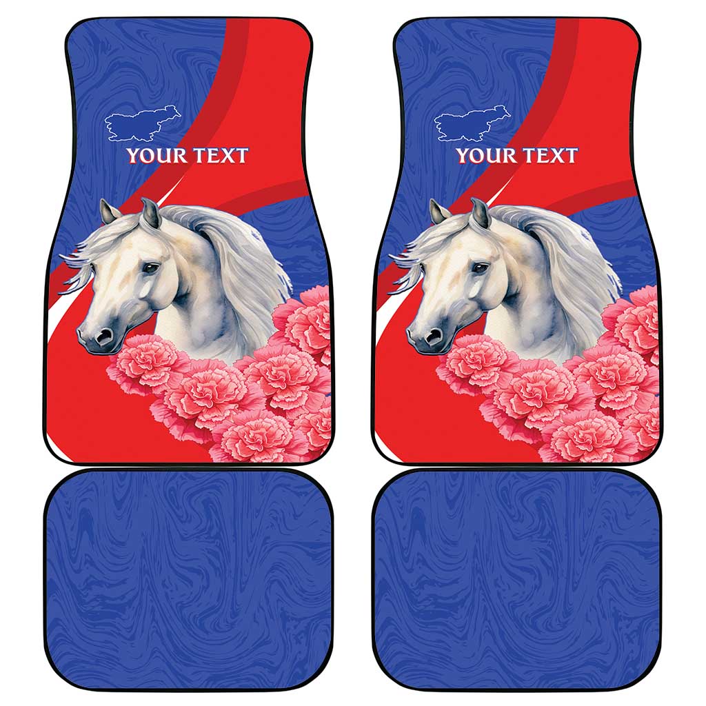 Personalised Balkan Lipizzaner Horse Slovenia Car Mats Carnation Sporty Style - Wonder Print Shop