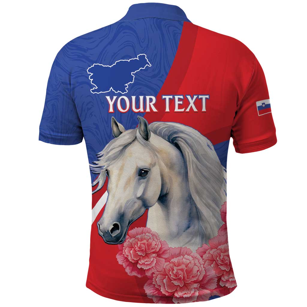 Personalised Balkan Lipizzaner Horse Slovenia Polo Shirt Carnation Sporty Style - Wonder Print Shop