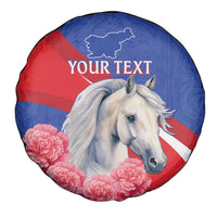 Personalised Balkan Lipizzaner Horse Slovenia Spare Tire Cover Carnation Sporty Style - Wonder Print Shop