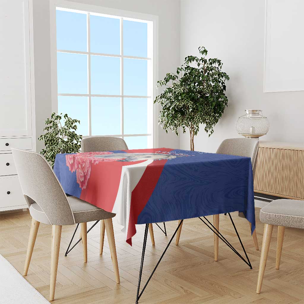 Personalised Balkan Lipizzaner Horse Slovenia Tablecloth Carnation Sporty Style - Wonder Print Shop