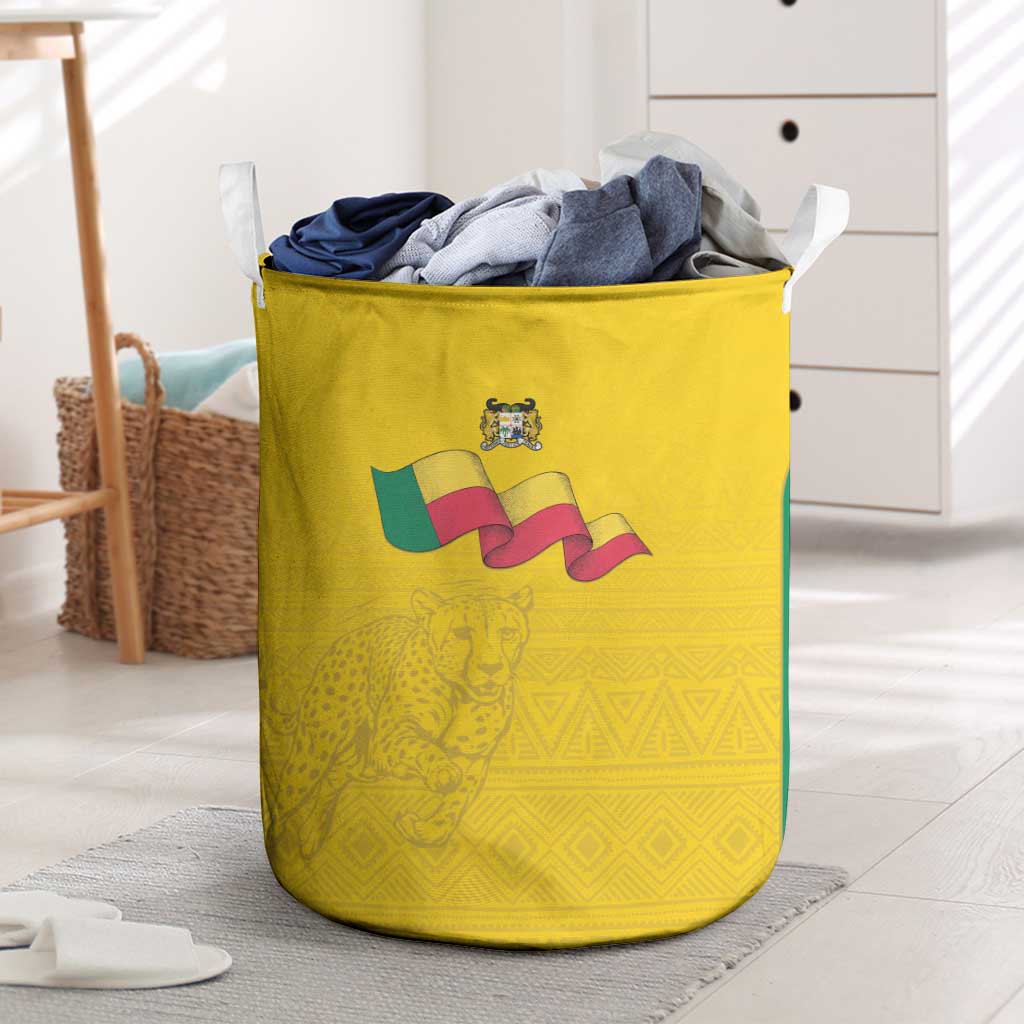 Benin Football Laundry Basket Go Champions Les Guepards - Wonder Print Shop