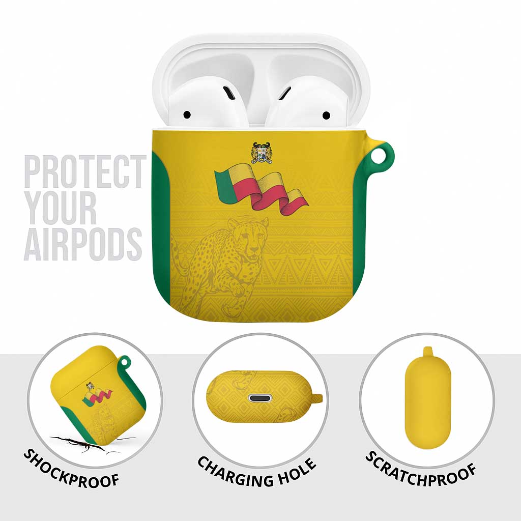 Benin Football AirPods Case Go Champions Les Guepards - Wonder Print Shop