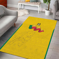 Benin Football Area Rug Go Champions Les Guepards - Wonder Print Shop
