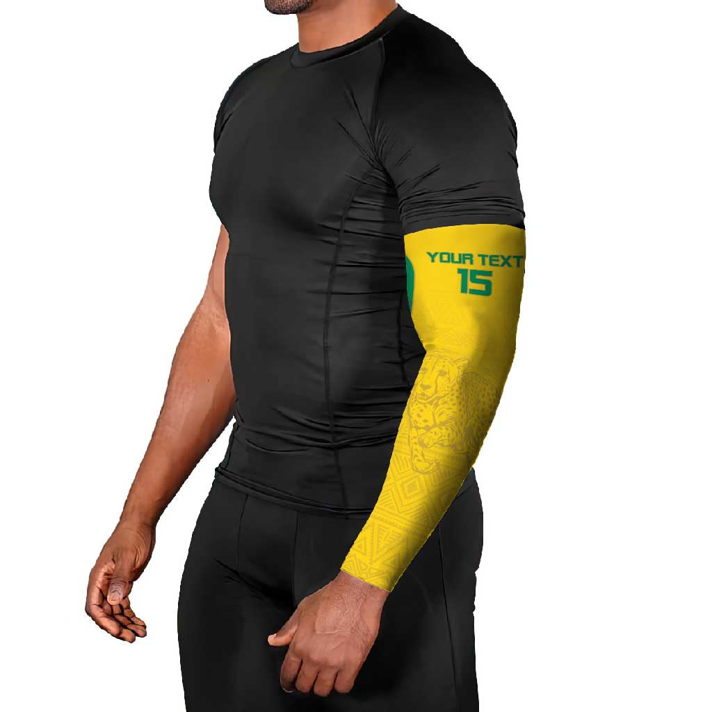 Custom Benin Football Arm Sleeves Go Champions Les Guepards - Wonder Print Shop