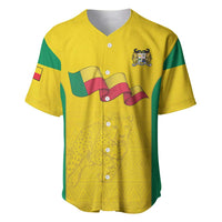 Custom Benin Football Baseball Jersey Go Champions Les Guepards - Wonder Print Shop