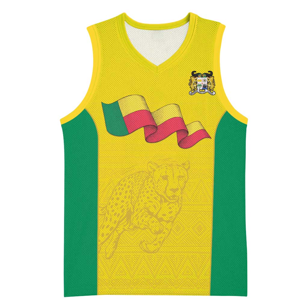Custom Benin Football Basketball Jersey Go Champions Les Guepards - Wonder Print Shop