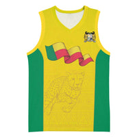 Custom Benin Football Basketball Jersey Go Champions Les Guepards - Wonder Print Shop