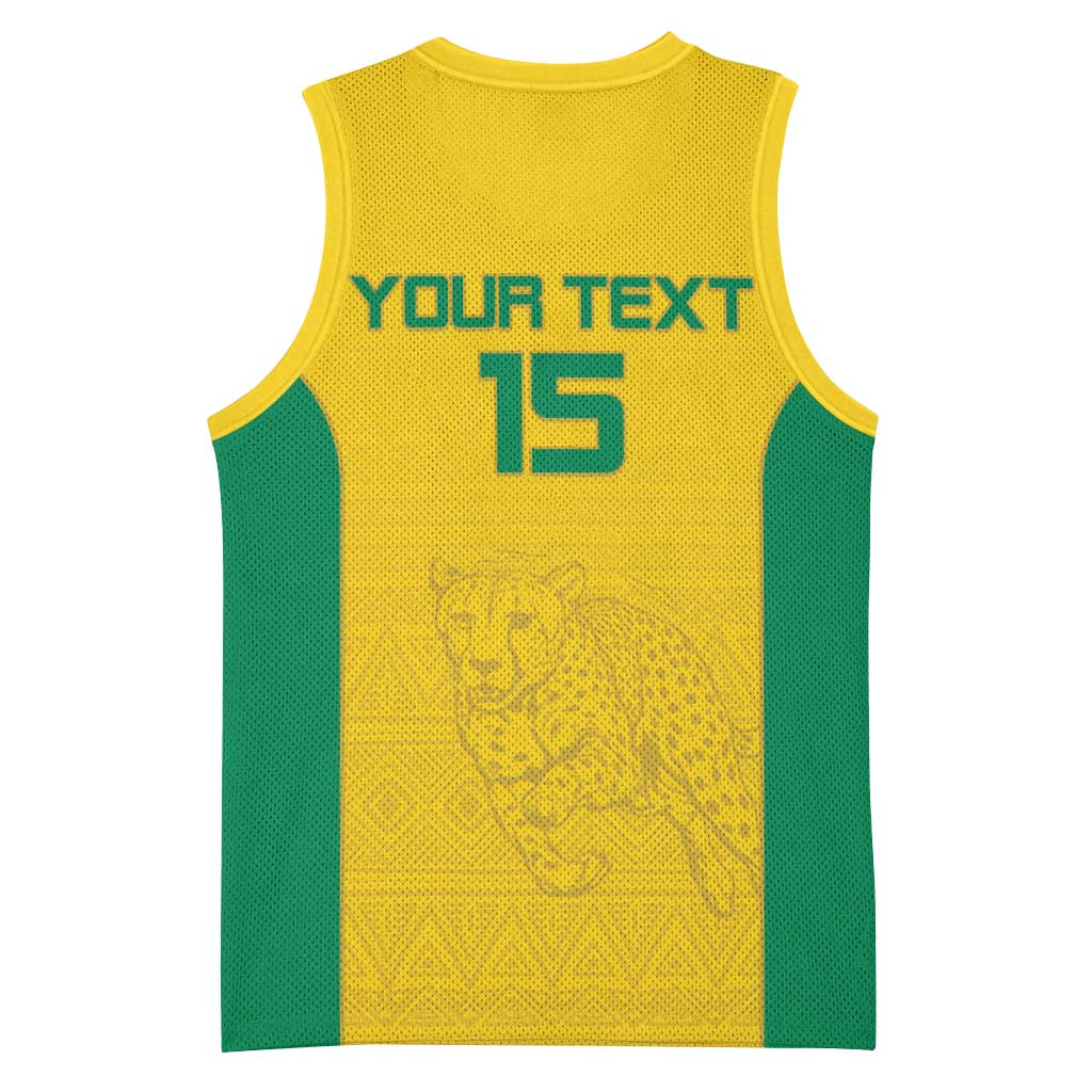 Custom Benin Football Basketball Jersey Go Champions Les Guepards - Wonder Print Shop