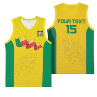 Custom Benin Football Basketball Jersey Go Champions Les Guepards - Wonder Print Shop