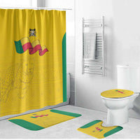 Benin Football Bathroom Set Go Champions Les Guepards - Wonder Print Shop