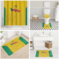 Benin Football Bathroom Set Go Champions Les Guepards - Wonder Print Shop