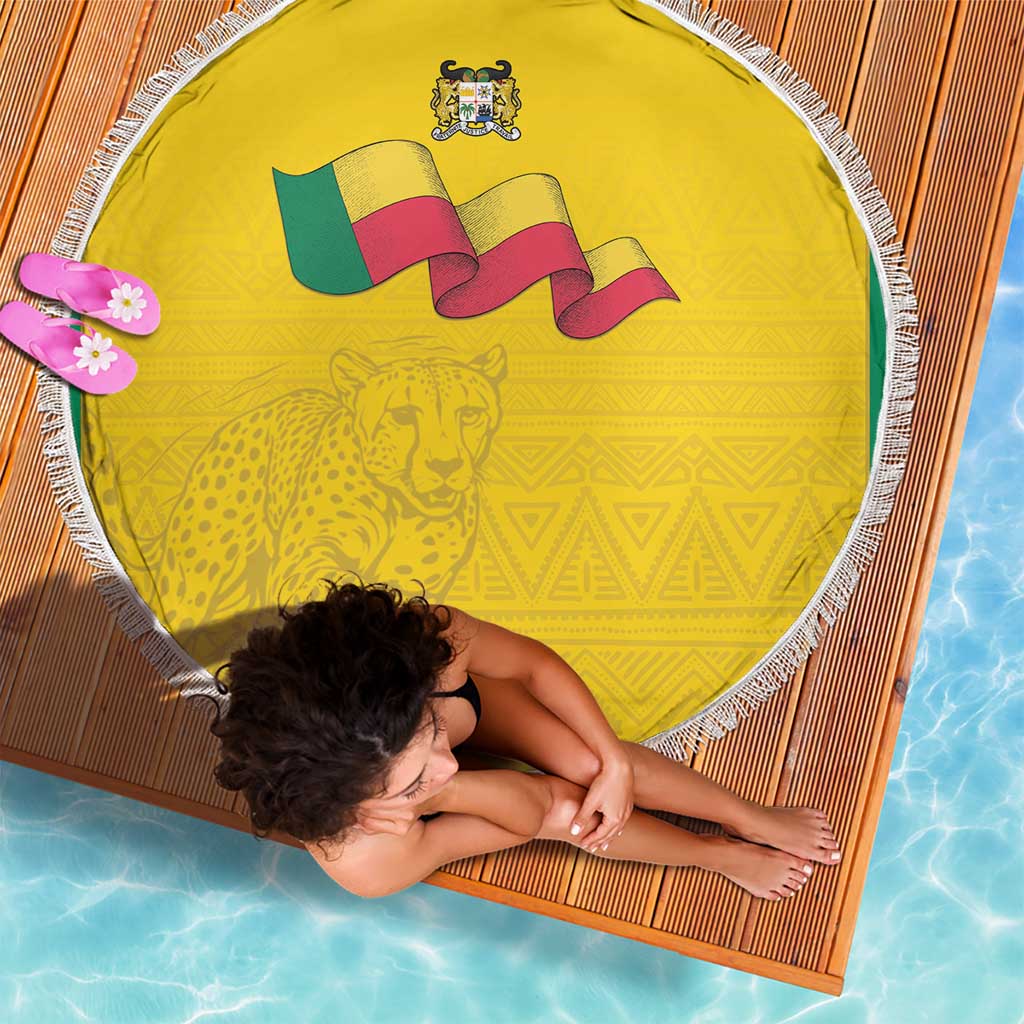 Benin Football Beach Blanket Go Champions Les Guepards - Wonder Print Shop