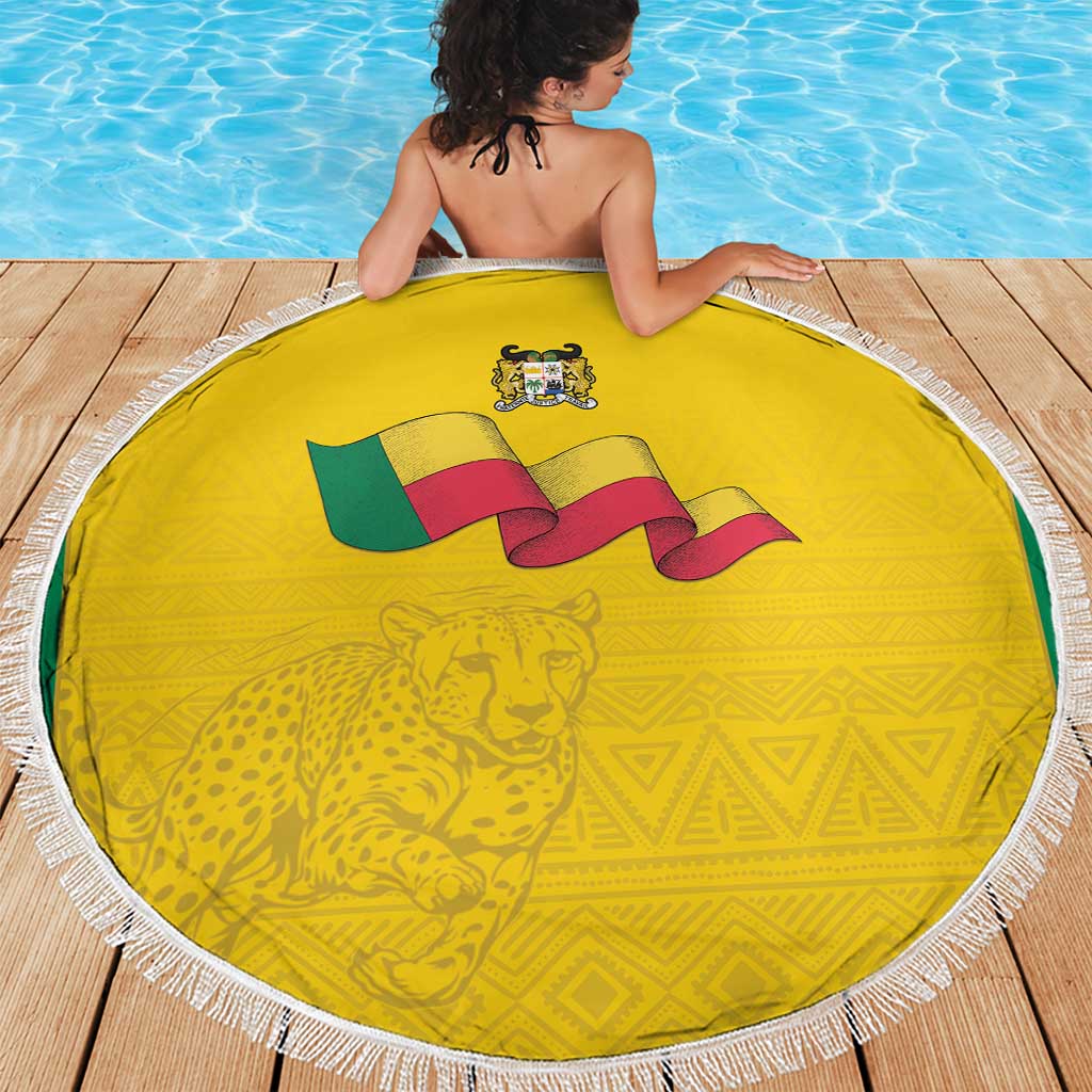 Benin Football Beach Blanket Go Champions Les Guepards - Wonder Print Shop
