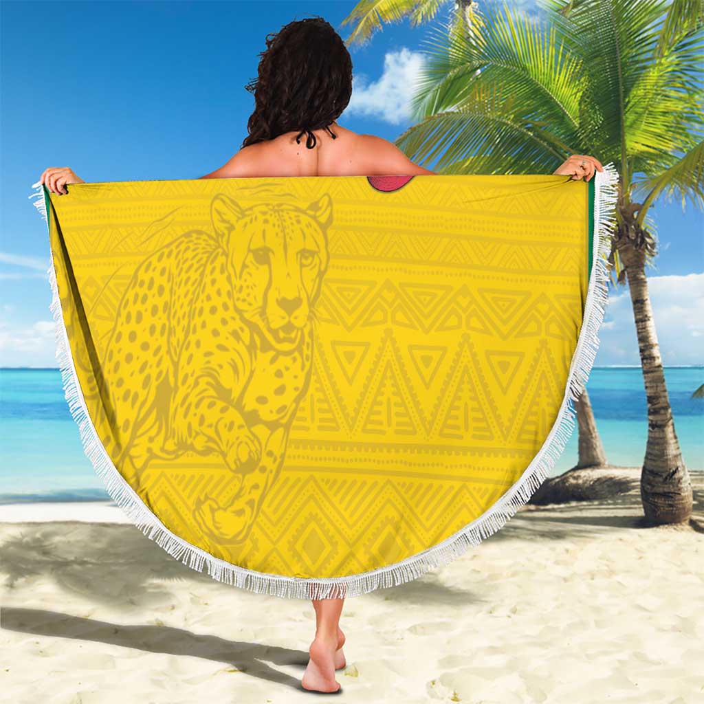 Benin Football Beach Blanket Go Champions Les Guepards - Wonder Print Shop