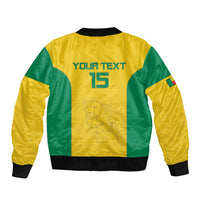 Custom Benin Football Bomber Jacket Go Champions Les Guepards - Wonder Print Shop