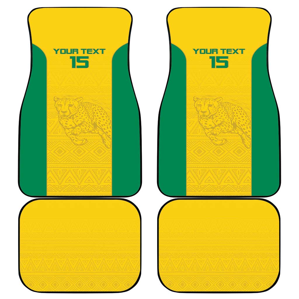 Custom Benin Football Car Mats Go Champions Les Guepards - Wonder Print Shop
