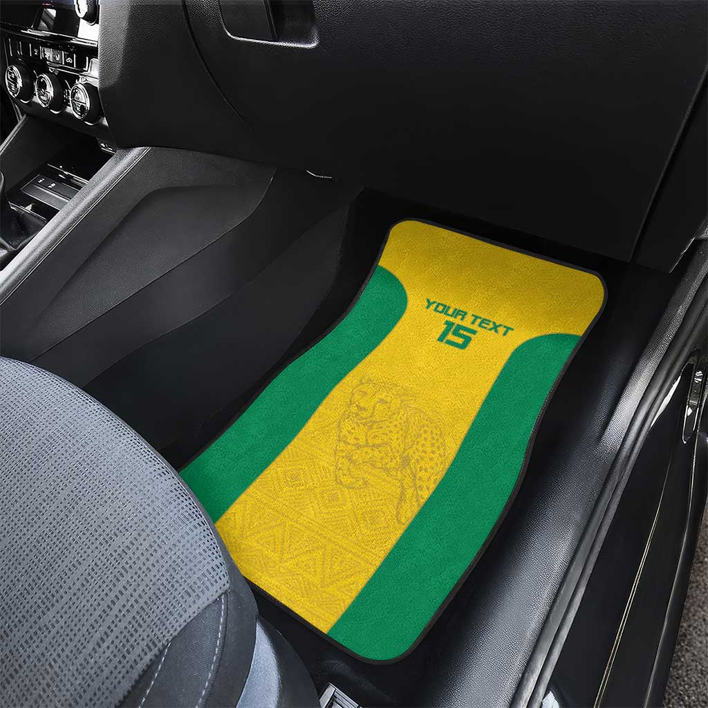 Custom Benin Football Car Mats Go Champions Les Guepards - Wonder Print Shop