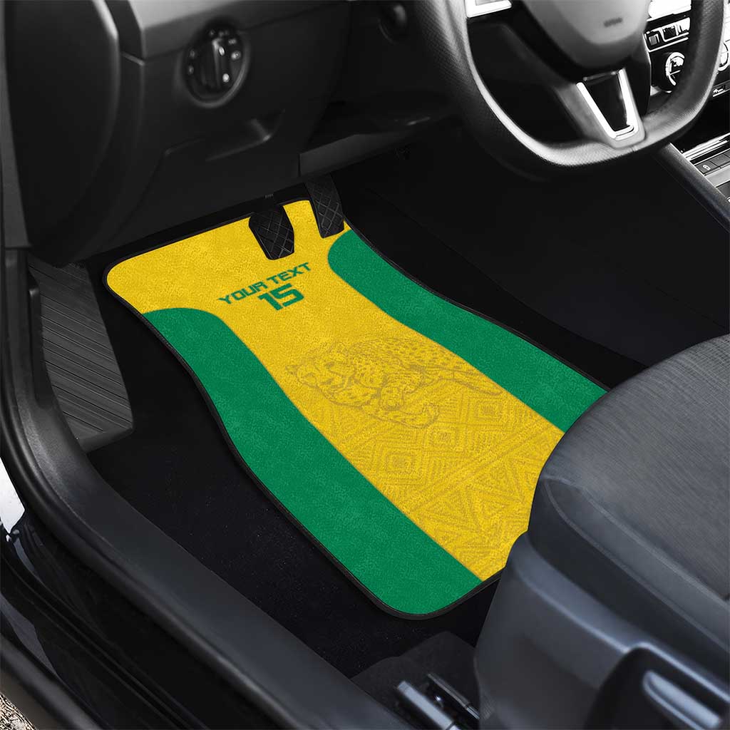 Custom Benin Football Car Mats Go Champions Les Guepards - Wonder Print Shop