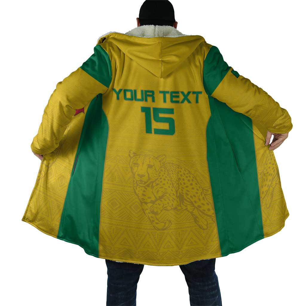 Custom Benin Football Cloak Go Champions Les Guepards - Wonder Print Shop