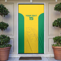Custom Benin Football Door Cover Go Champions Les Guepards - Wonder Print Shop