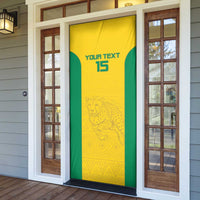 Custom Benin Football Door Cover Go Champions Les Guepards - Wonder Print Shop