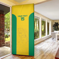 Custom Benin Football Door Cover Go Champions Les Guepards - Wonder Print Shop