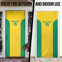 Custom Benin Football Door Cover Go Champions Les Guepards - Wonder Print Shop