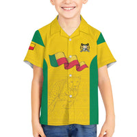 Custom Benin Football Family Matching Mermaid Dress and Hawaiian Shirt Go Champions Les Guepards - Wonder Print Shop