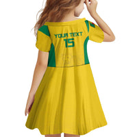 Custom Benin Football Family Matching Off The Shoulder Long Sleeve Dress and Hawaiian Shirt Go Champions Les Guepards - Wonder Print Shop