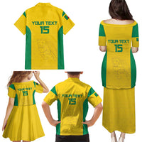 Custom Benin Football Family Matching Puletasi and Hawaiian Shirt Go Champions Les Guepards - Wonder Print Shop