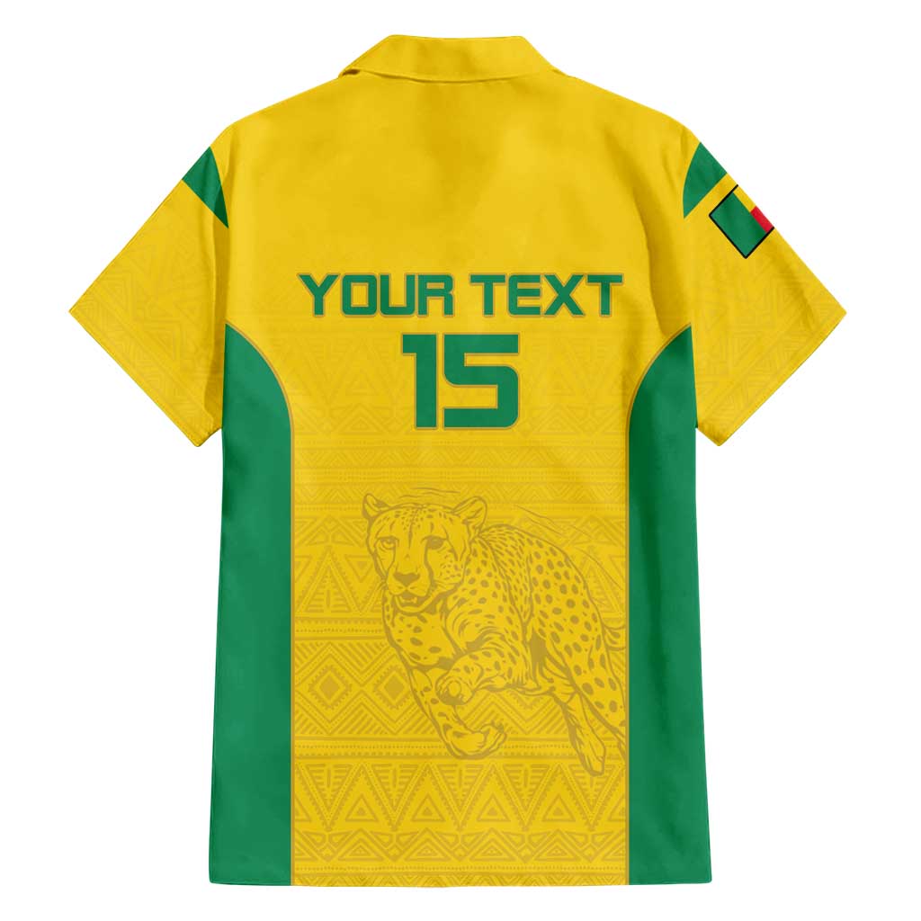 Custom Benin Football Family Matching Puletasi and Hawaiian Shirt Go Champions Les Guepards - Wonder Print Shop