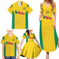 Custom Benin Football Family Matching Summer Maxi Dress and Hawaiian Shirt Go Champions Les Guepards - Wonder Print Shop
