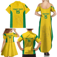 Custom Benin Football Family Matching Summer Maxi Dress and Hawaiian Shirt Go Champions Les Guepards - Wonder Print Shop