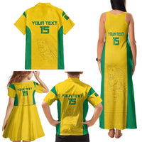 Custom Benin Football Family Matching Tank Maxi Dress and Hawaiian Shirt Go Champions Les Guepards - Wonder Print Shop