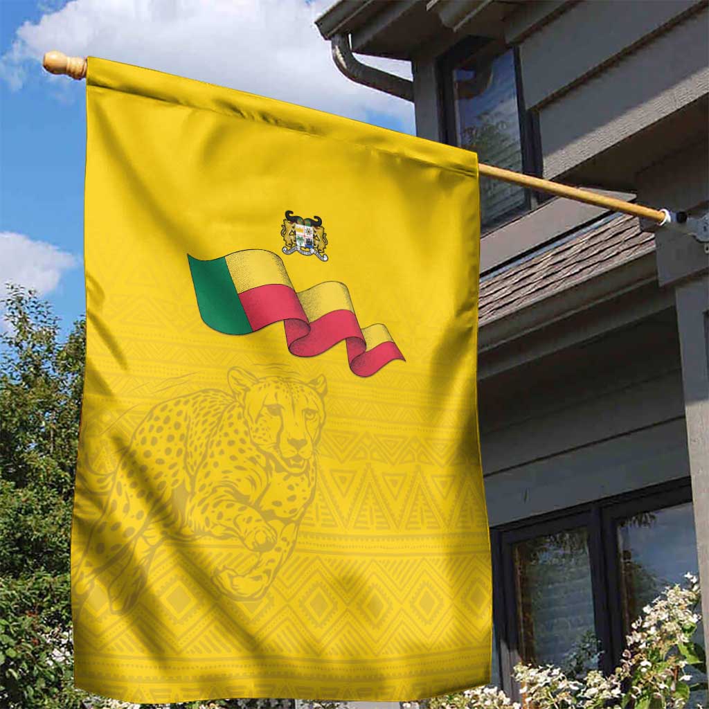 Benin Football Garden Flag Go Champions Les Guepards - Wonder Print Shop