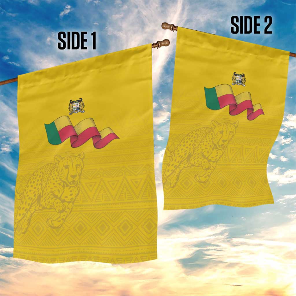 Benin Football Garden Flag Go Champions Les Guepards - Wonder Print Shop