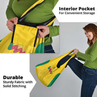 Benin Football Grocery Bag Go Champions Les Guepards - Wonder Print Shop