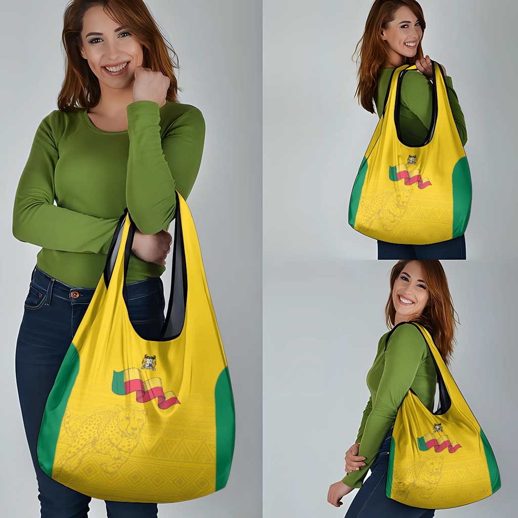 Benin Football Grocery Bag Go Champions Les Guepards - Wonder Print Shop