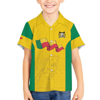 Custom Benin Football Hawaiian Shirt Go Champions Les Guepards - Wonder Print Shop