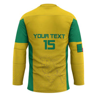 Custom Benin Football Hockey Jersey Go Champions Les Guepards - Wonder Print Shop